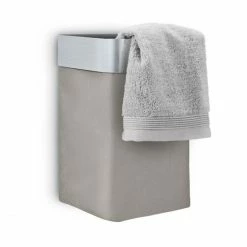 Budget ? Blomus NEXIO Gästehandtuchkorb - 25 X 15 X 16 Cm - Taupe-matt ?